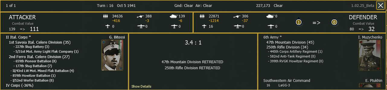 Turn 16 16th Army on the Offensive, BItossi supports the IV corps with 1st Savoia and 2nd Ferro..jpg