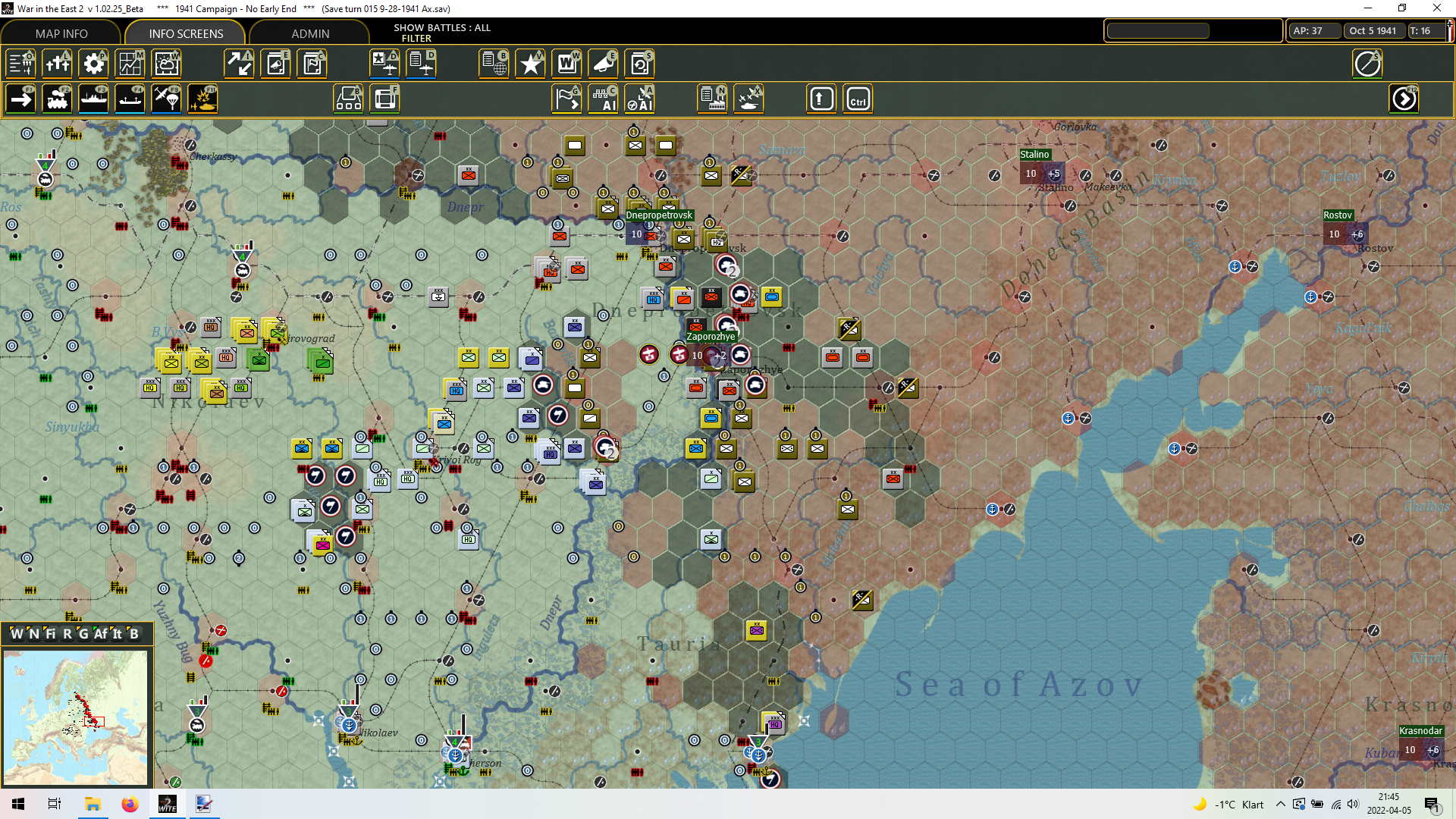 Turn 16 South Sector, Zaporozhye Surrounded!!!.jpg