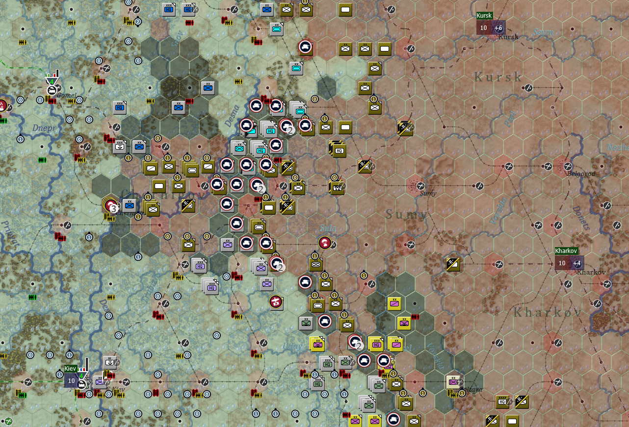 Turn 17 Central Sector, PzGrp 2 links up with infantry pocket created, Italians breakthrough.jpg