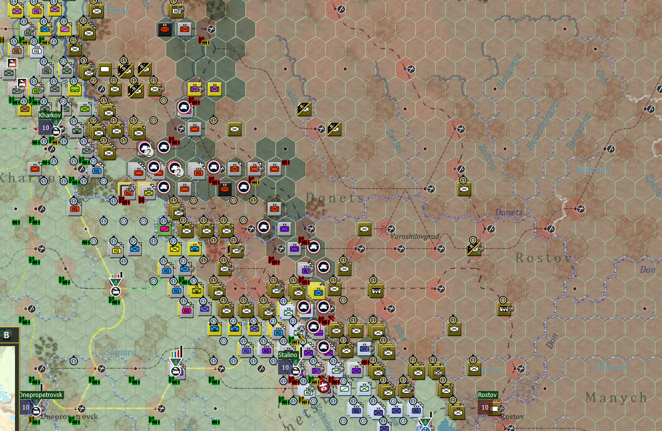 Turn 45, 1st PzGrp on the Rampage 27x inf div surrounded.png