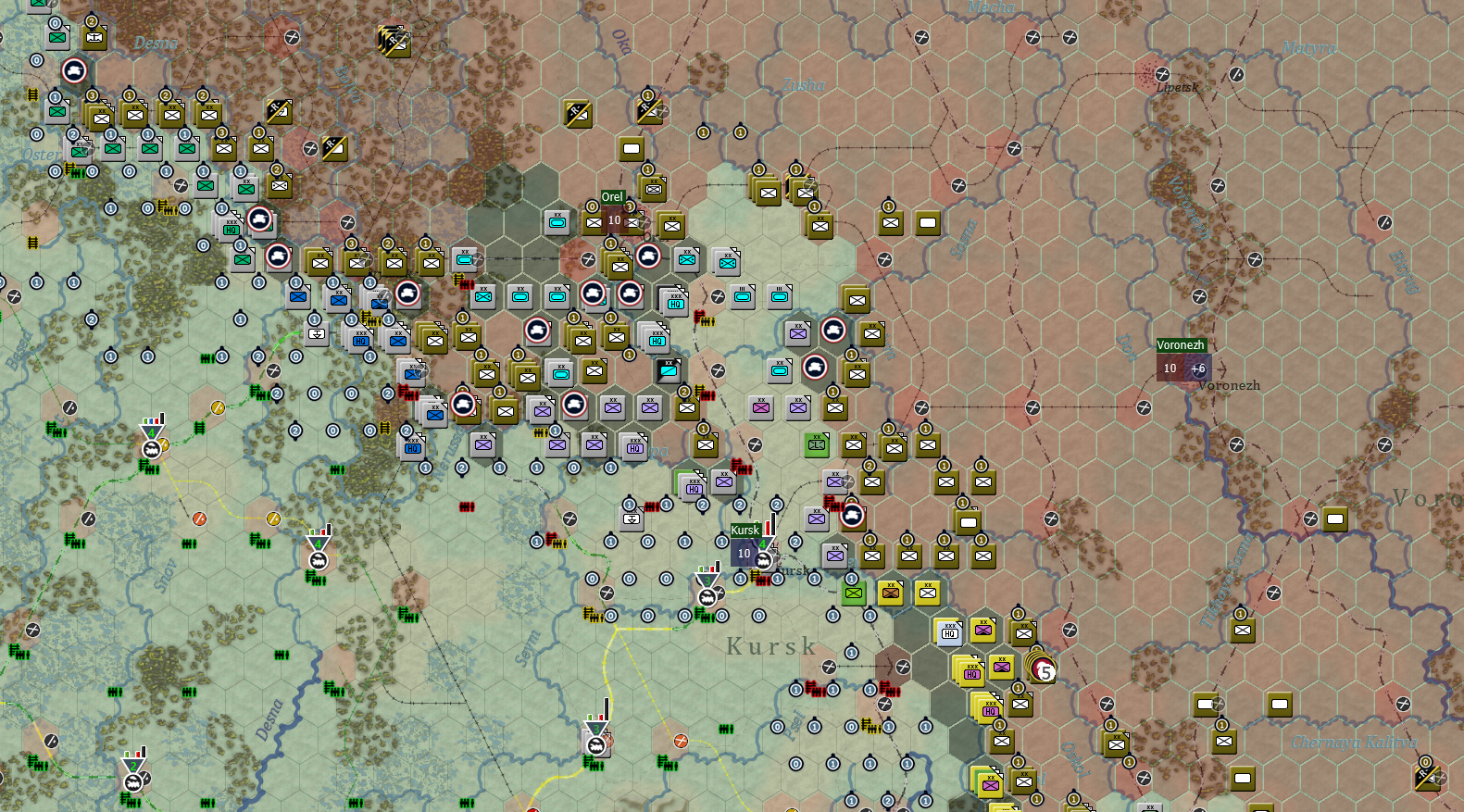 Turn 46, 2nd PzGrp surrounds some soviets.png