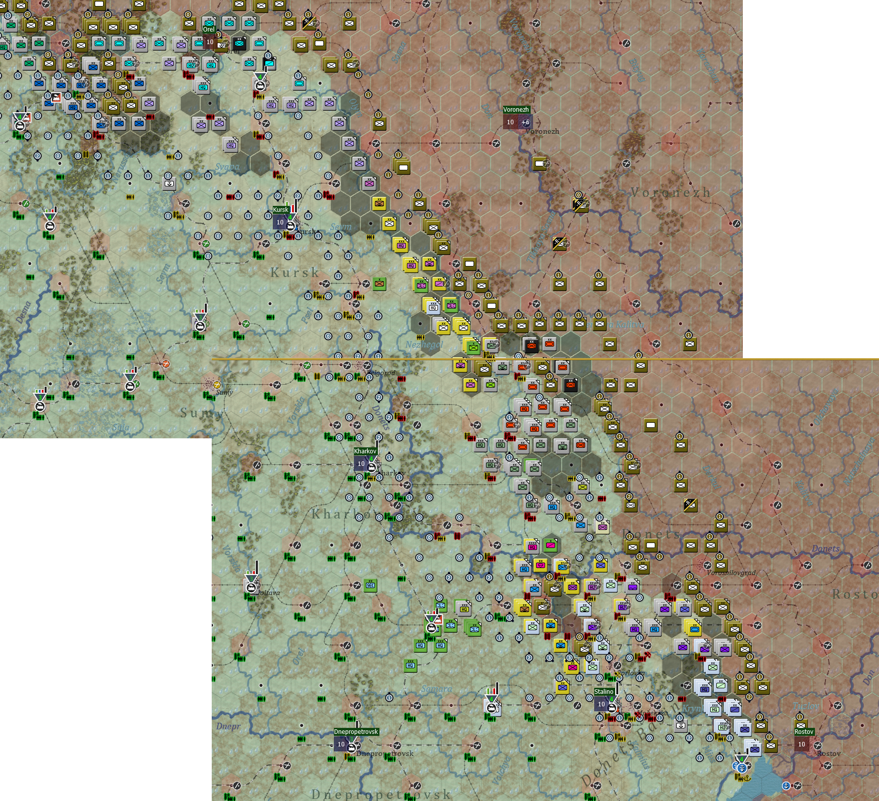 Turn 47, Orel Surrounded, 58 lost soviet units in two turns...I think its going OK.png