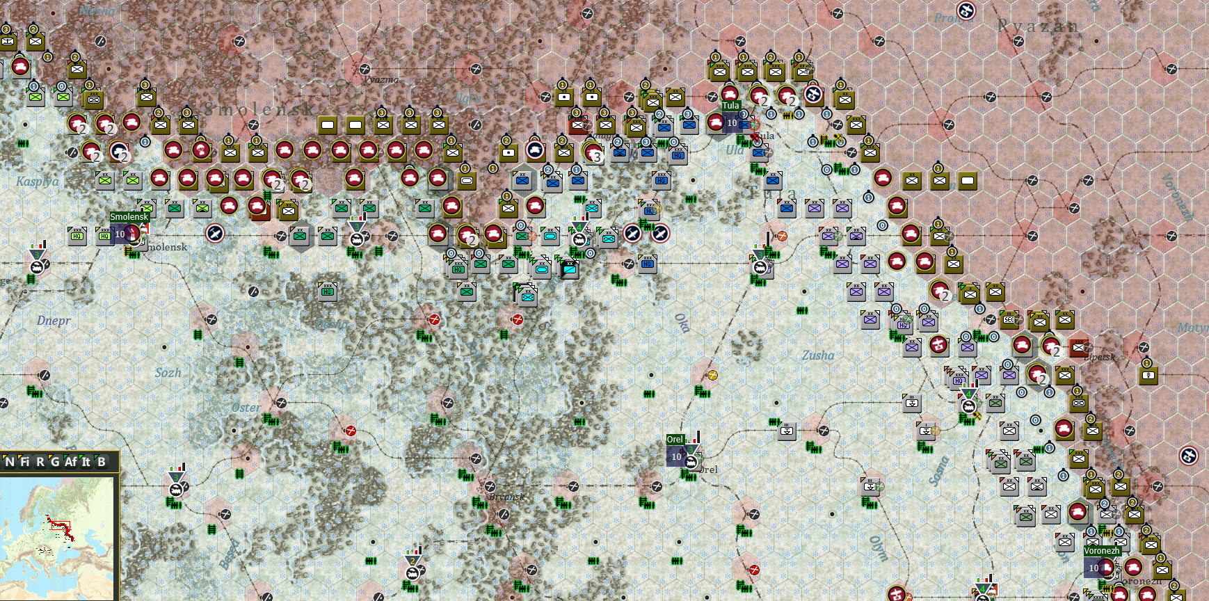 Turn 90, Northern front this is going to hell....jpg