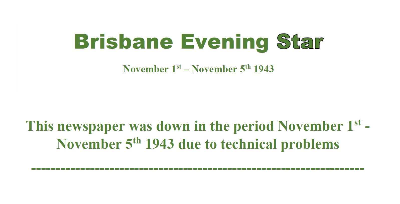 Brisbane Evening Star November 5th 1943 - page 1.jpg