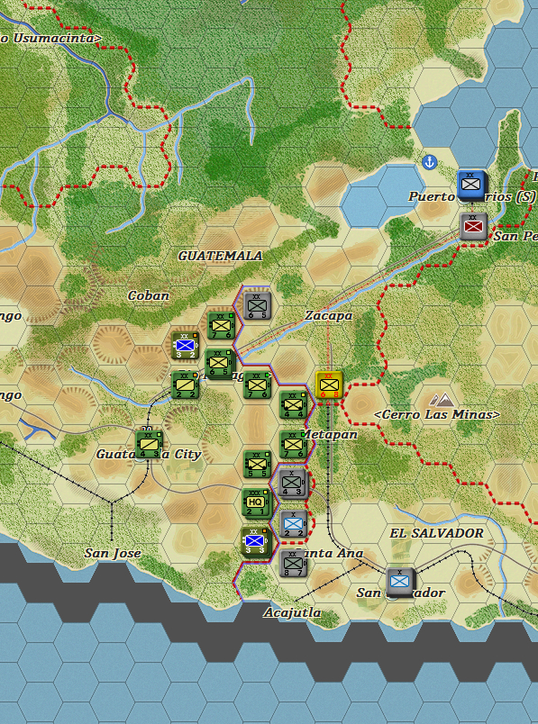 A campaign in Guatemala is something I have never seen. Ben's landing Finns and they will be the best troops in the area by a significant margin.
