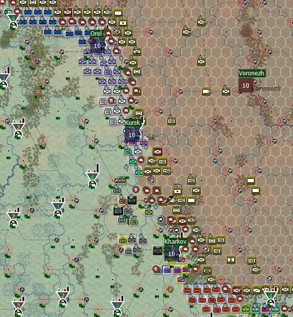 Turn 108, Central Front, well pulling back slowly to protect orel a few more turns...limited counter attacks with GD.jpg