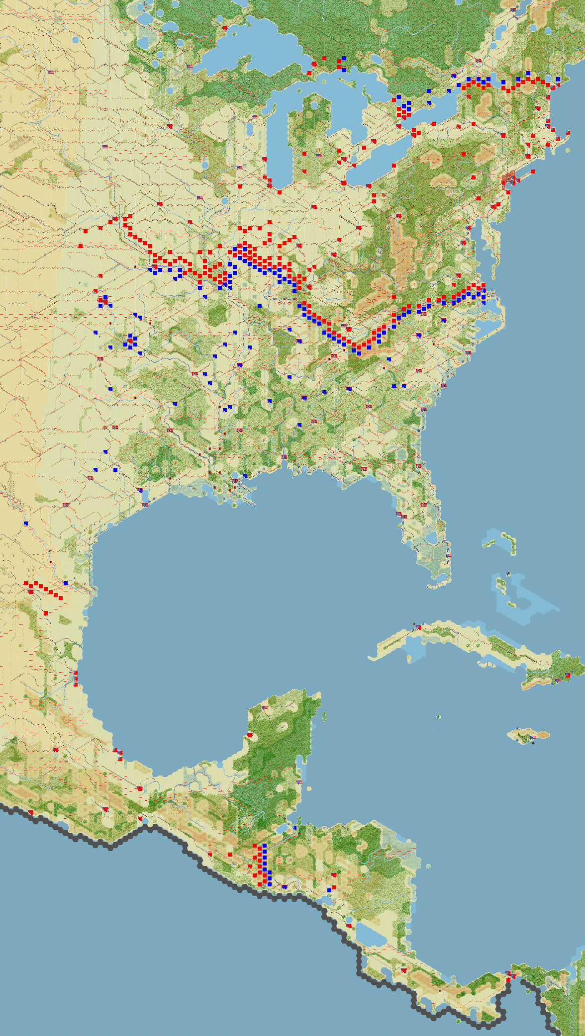 Turn 25 Overview from the Allied perspective.