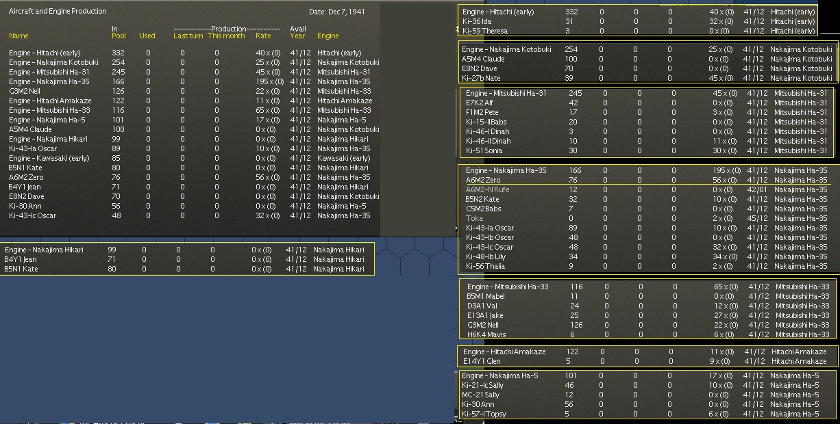 Jap engnes and aircraft in early game period.jpg