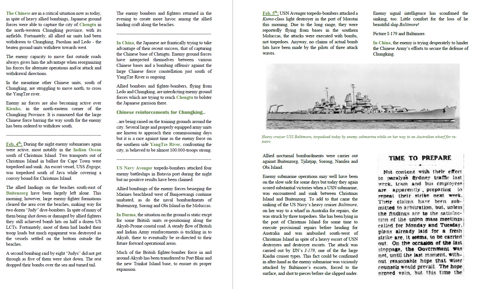 Brisbane Eveing Star February 5th 1944 - pages 3 - 4.jpg