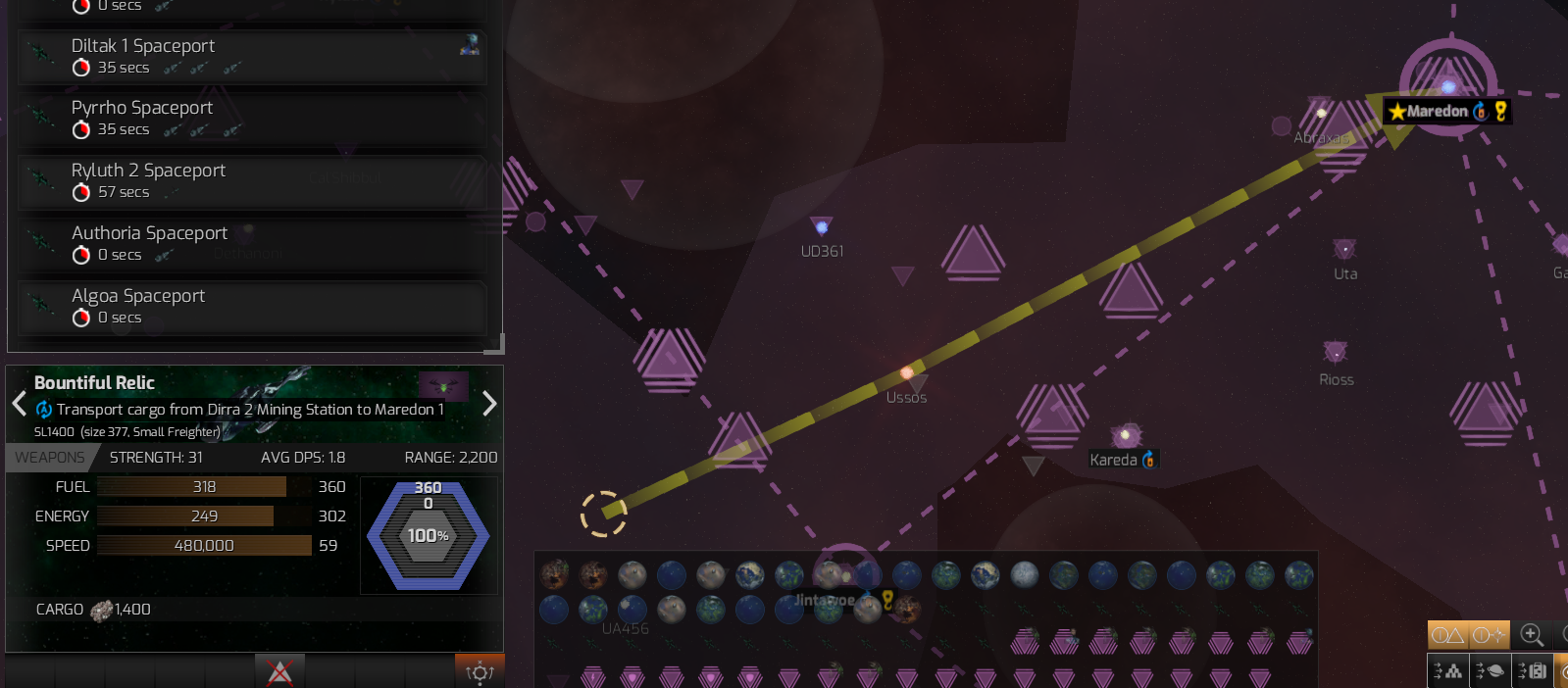 Bountiful Relic and its destination.png