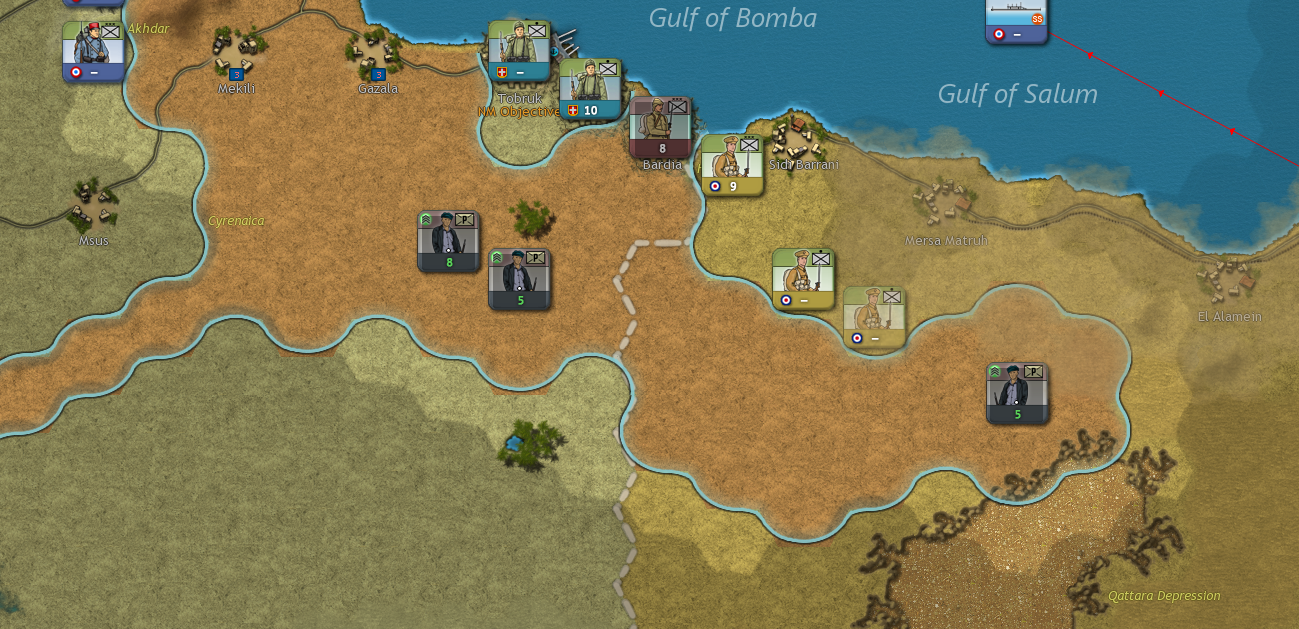 Fighting with raiders and partisans mostly consists of positioning