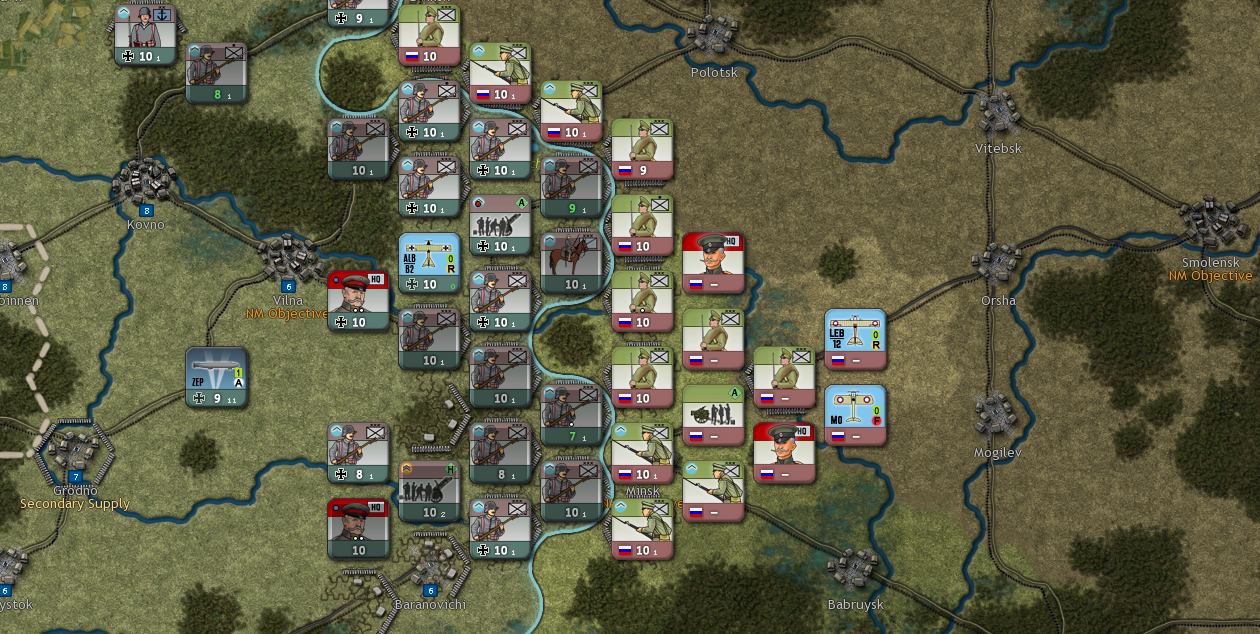 Germans reach Minsk...