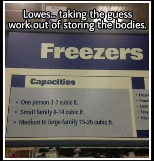 Lowes  taking the guesswork out of storing the bodies.jpg