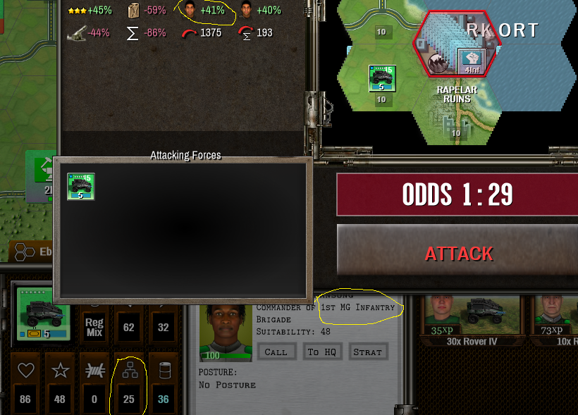 modifiers OHQ 2 25% effective