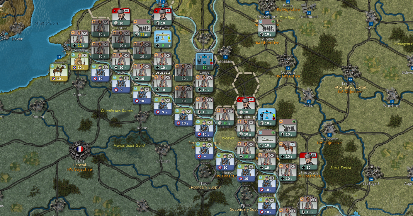 Technological superiority really saved the Western front from further disintegration.