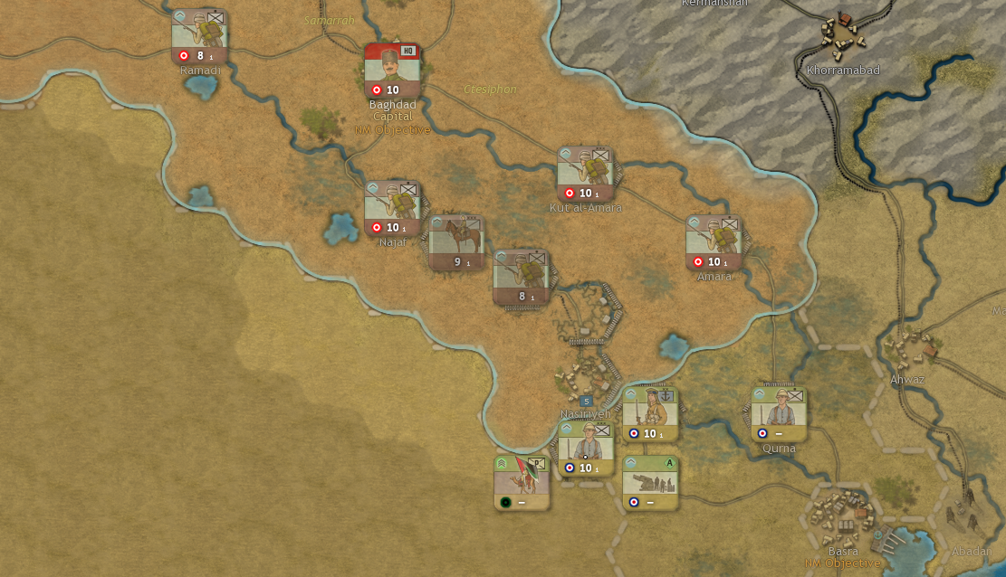 Ottomans trade territory for time but abandoning Baghdad is off the table. Looks like they desperately need some reinforcements here.