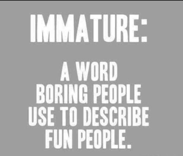immature   a word boring people use to describe fun people.jpg
