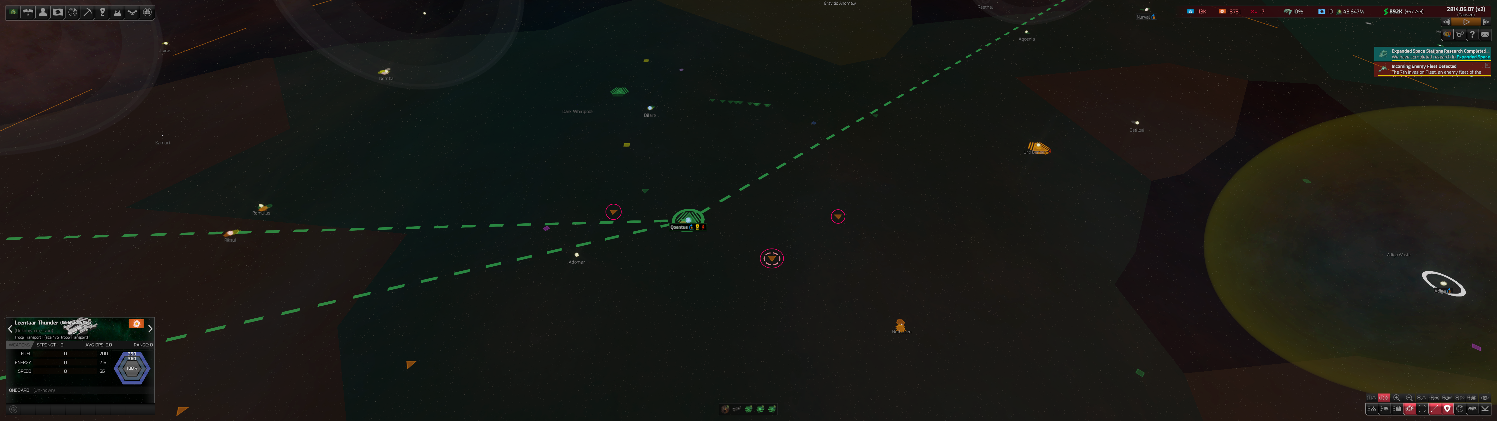 3 Ships clogging queue in deep space.png