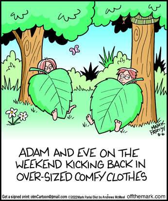 adam and eve kicking back on the weekend in oversized comfy clothes.jpg
