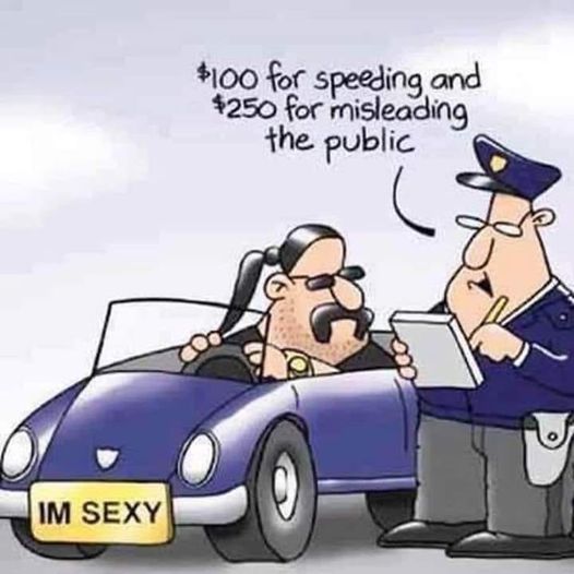 im sexy license plate    100 for speeding and 250 for misleading the public.jpg