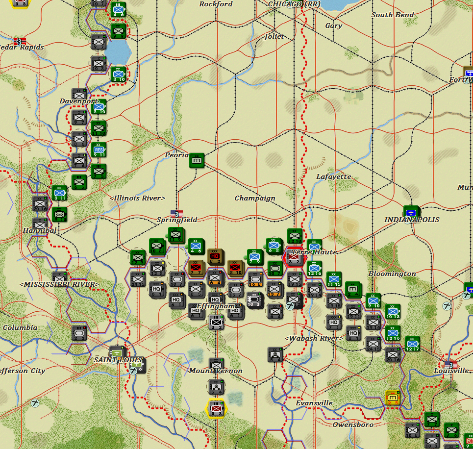 German Divisions have begun to find themselves shifting from front to front to back stop areas of the line under heavy Allied pressure.