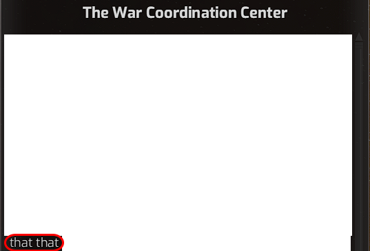 The War Coordination Center