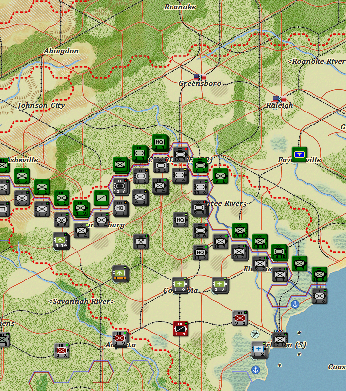 Tired and burnt out Axis forces manage to finally retake Charlotte