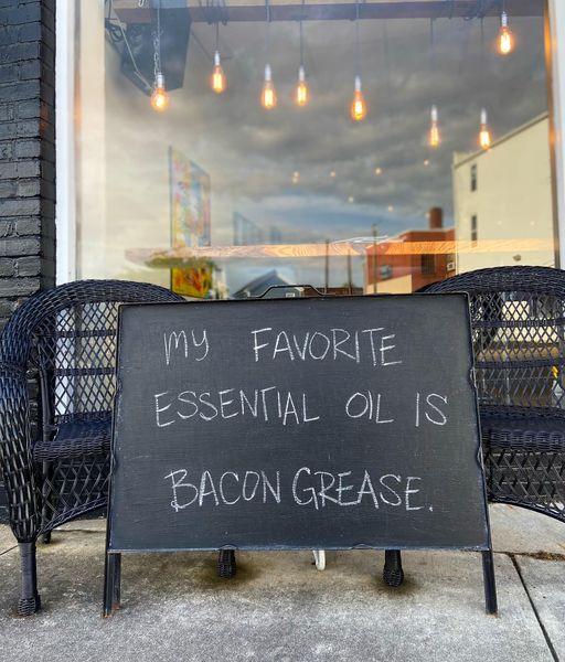 my favorite essential oil is bacon grease.jpg