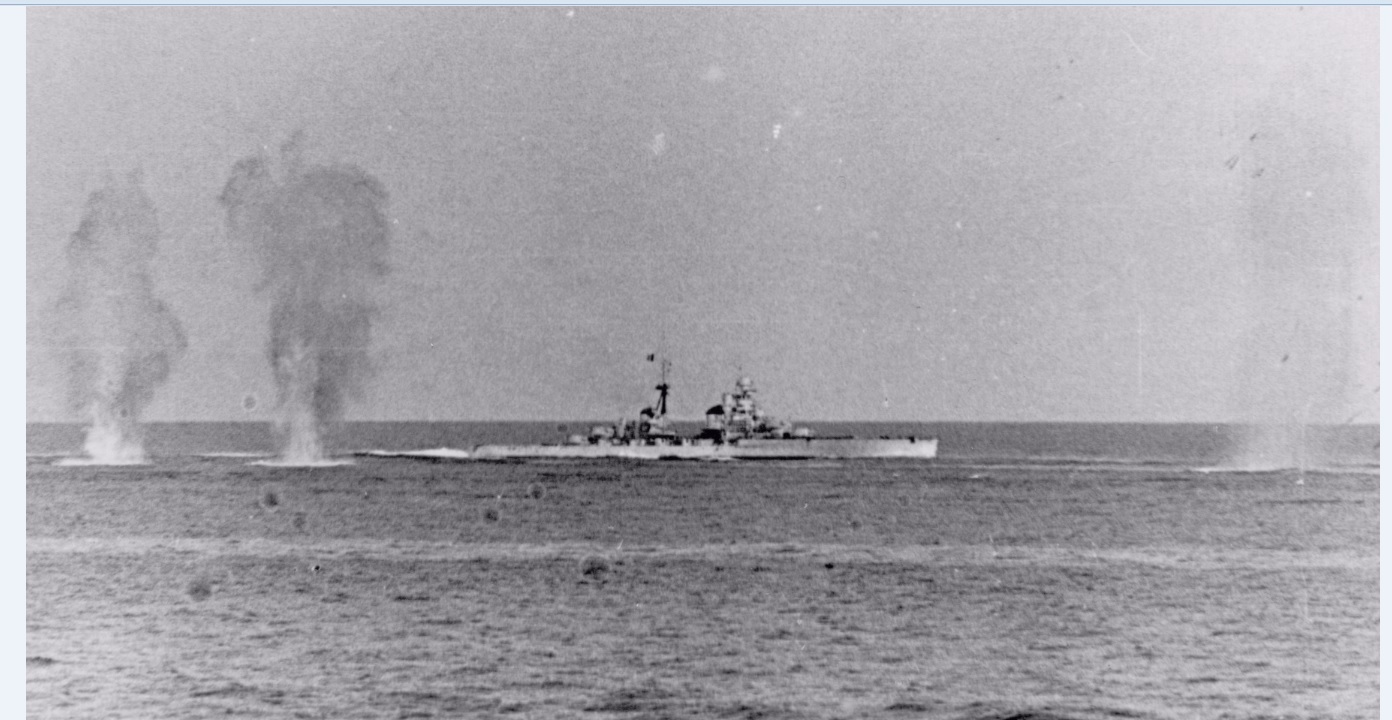 Italian Cruiser Straddled By Naval Gunfire.jpg