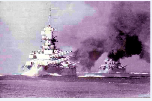 Italian Fleet Covers The Withdrawal.jpg