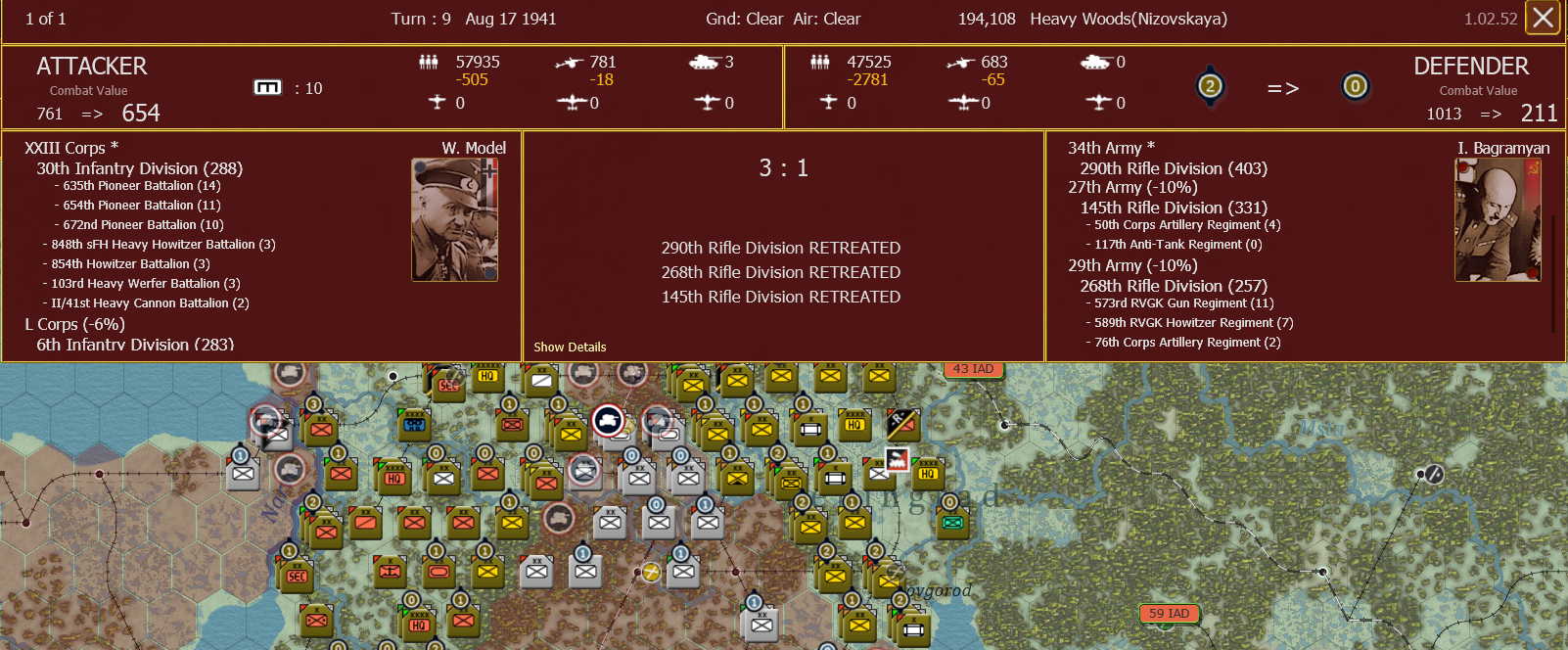 T9 3 Axis divisions taking out Soviet strongpoint.png