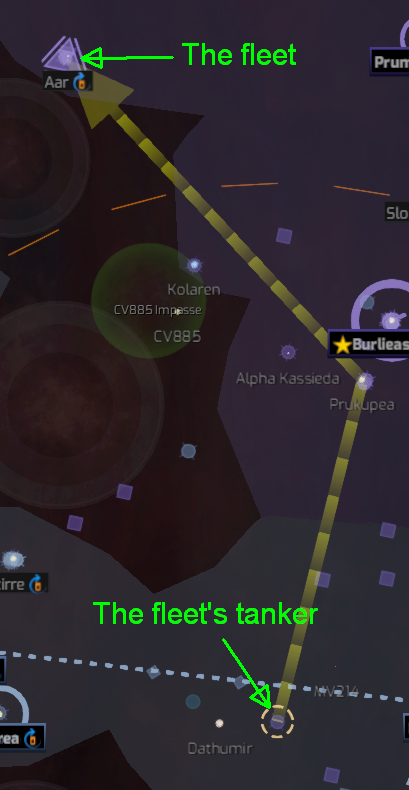 How far the tanker is.png