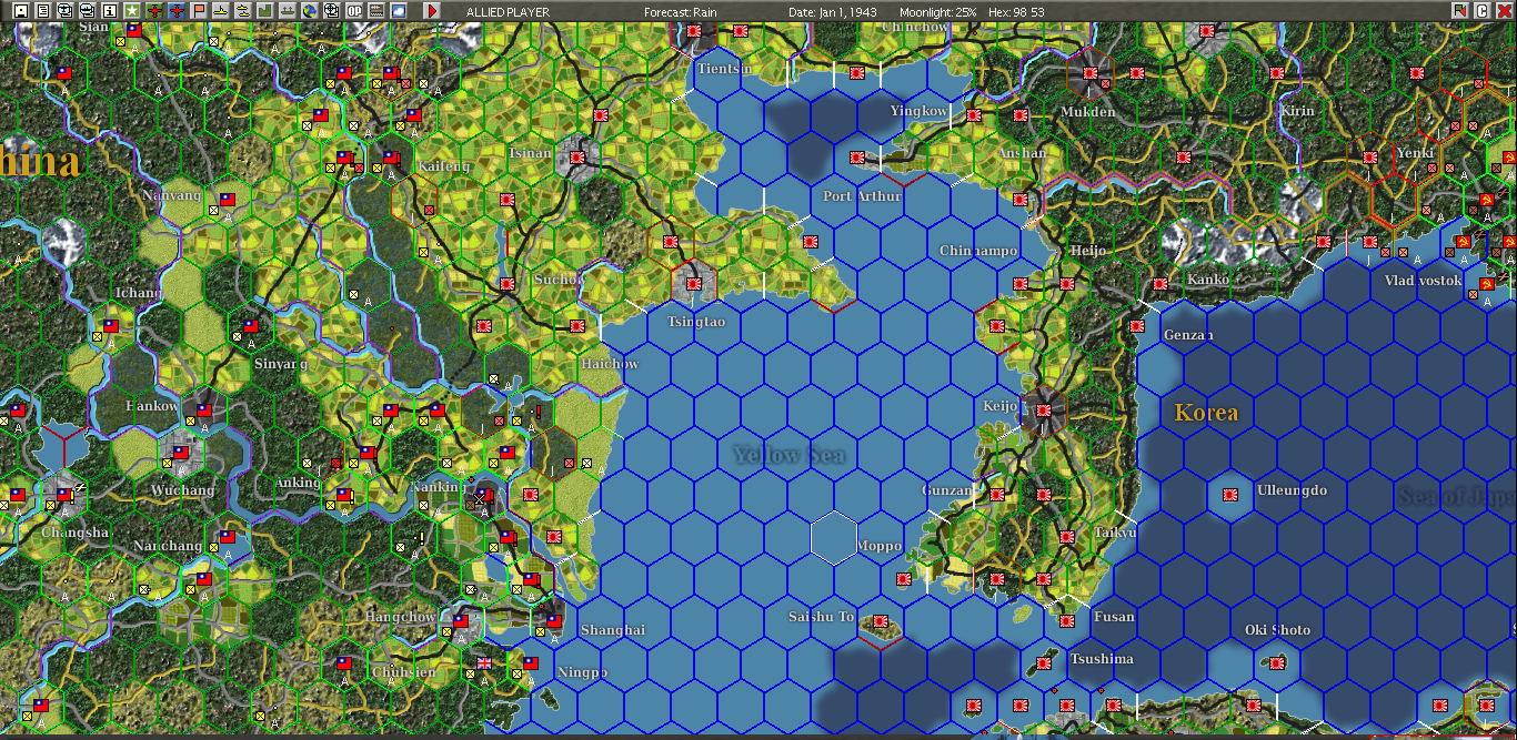 China  Japan Korea  1 January 1943.png