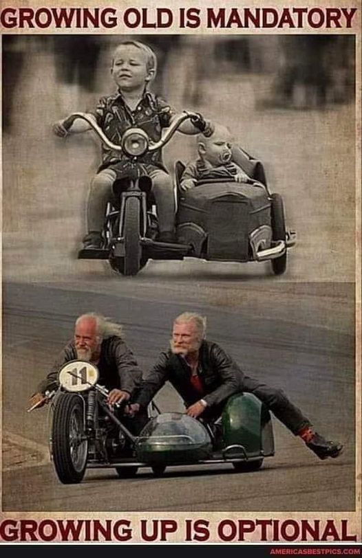 growing old is mandatory  growing up is optonal.jpg