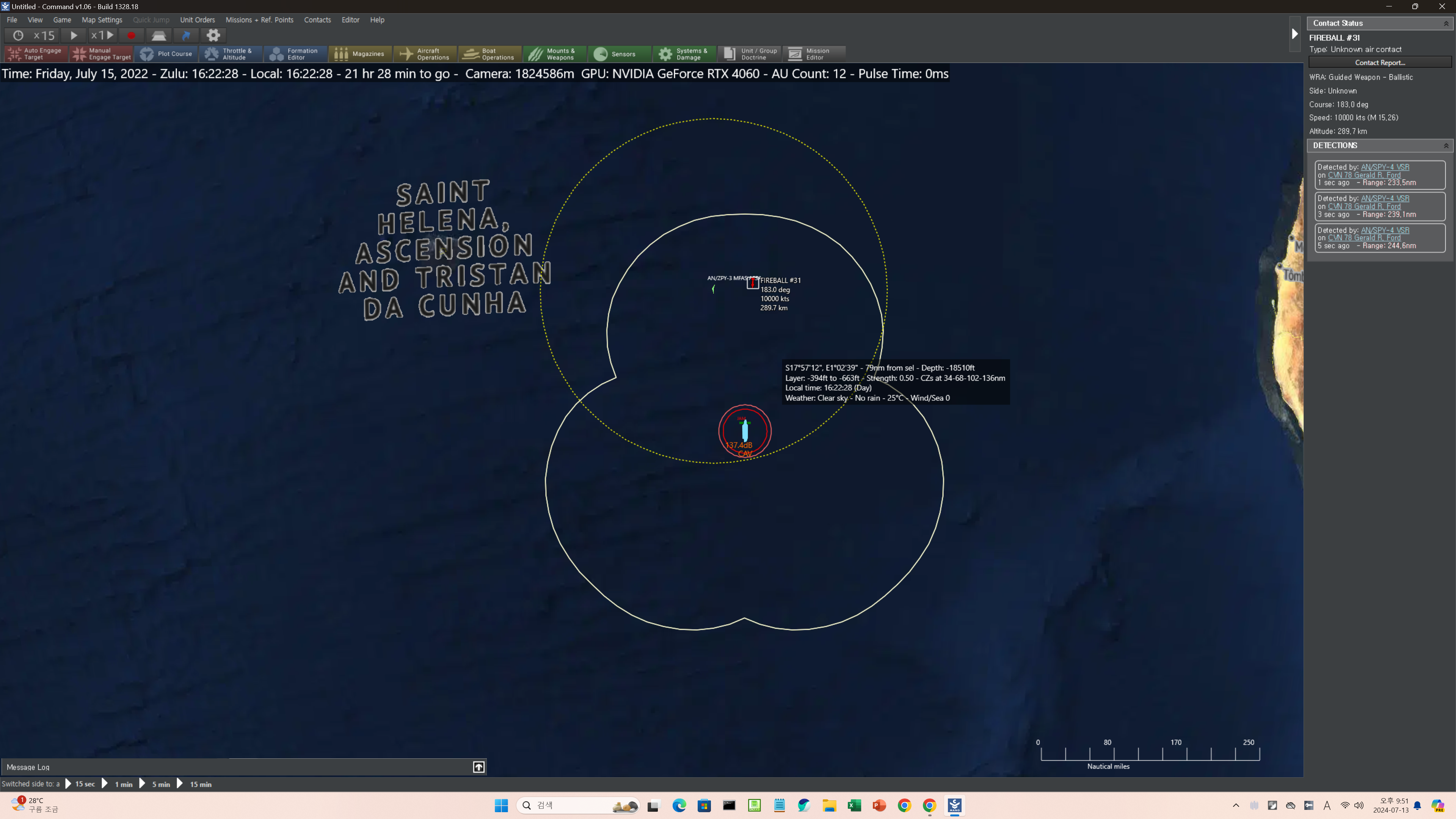 SPY-3 &amp; SPY-4 were detected at 244 nm (experimented with Gerald R Ford)