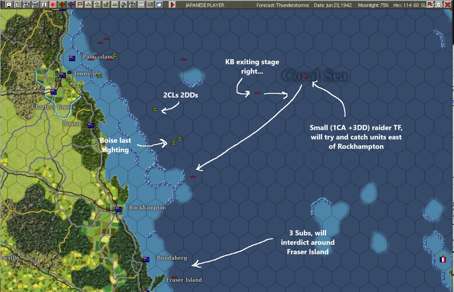 June 23 1942 Coral Sea CV battle end.jpg