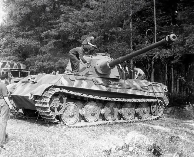 Panzer VI (Tiger II, King Tiger), Normandy, France, June 1944.jpg