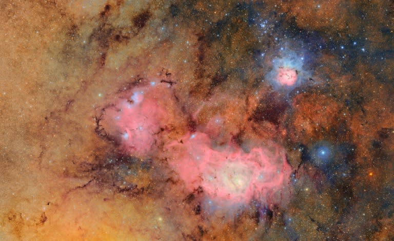 The Trifid Nebula and the Lagoon Nebula.jpg