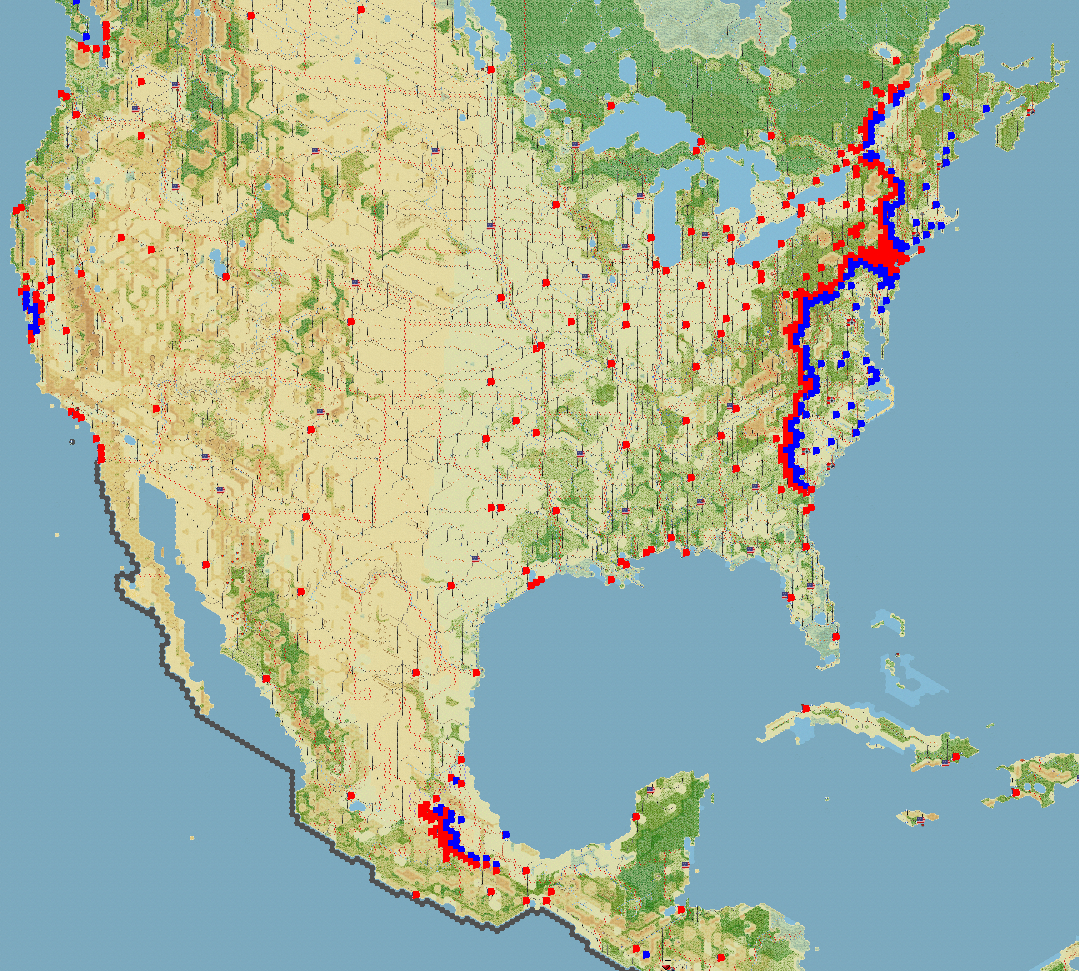The fighting spans the entire continent