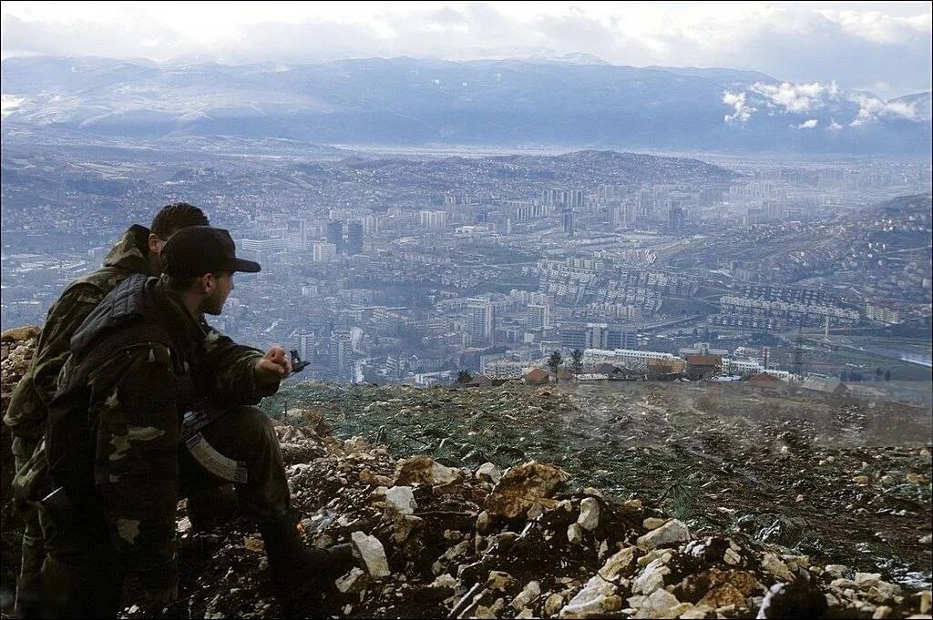 the City of Dubrovnik as seen from the Hills