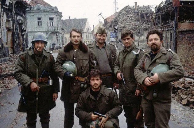 are troops after takeing the town