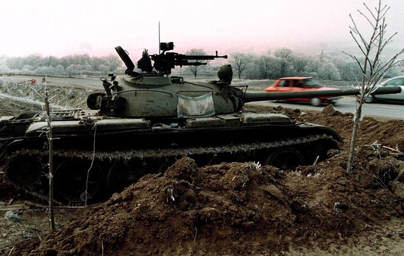 Are Tanks Digging in near a city