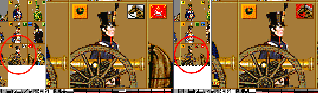 say hello to my pixel friends. (left is new, right is before)