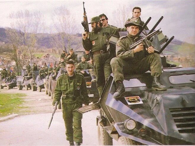 VRS Troops arriveing to Front
