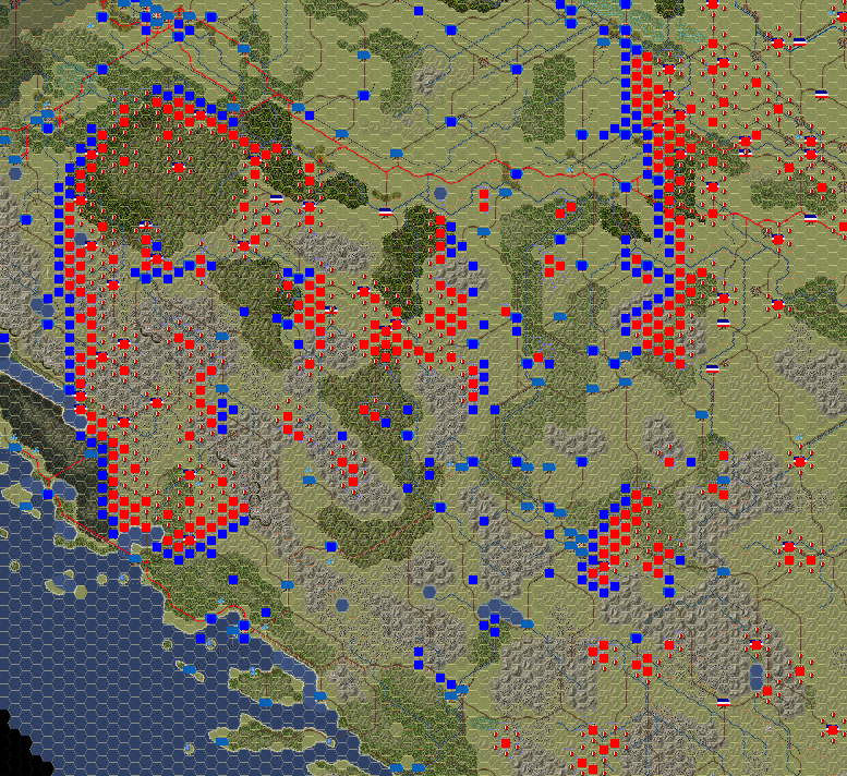 Front Line after Secessionist take up arms
