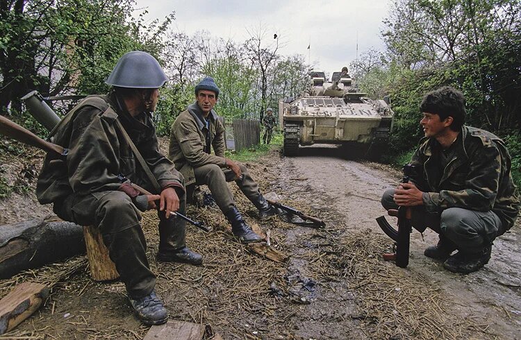 are troops after fighting