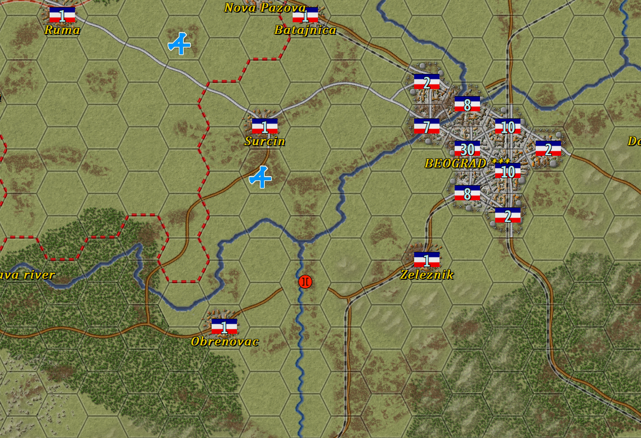 On map