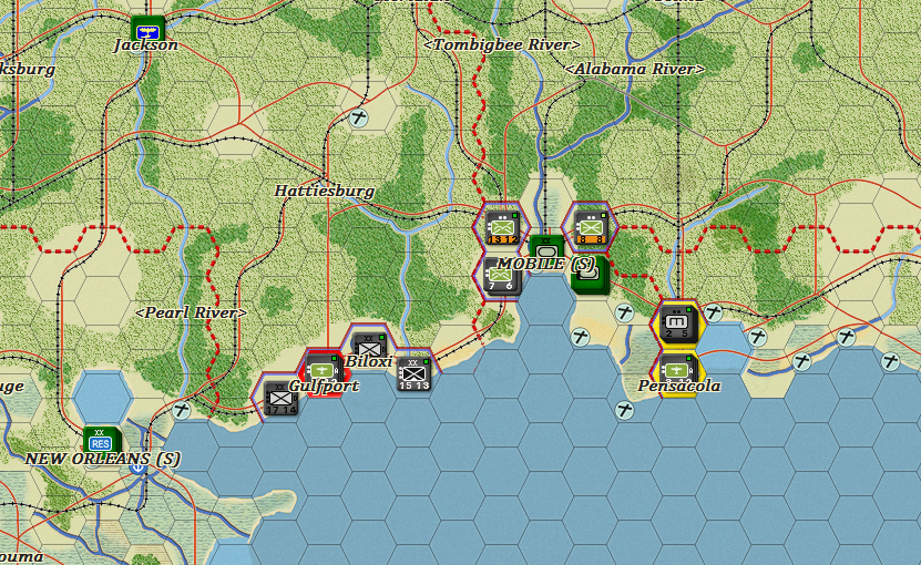 Axis land near Mobile