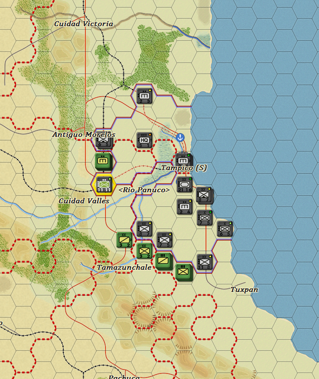 Axis push off the beaches in Mexico