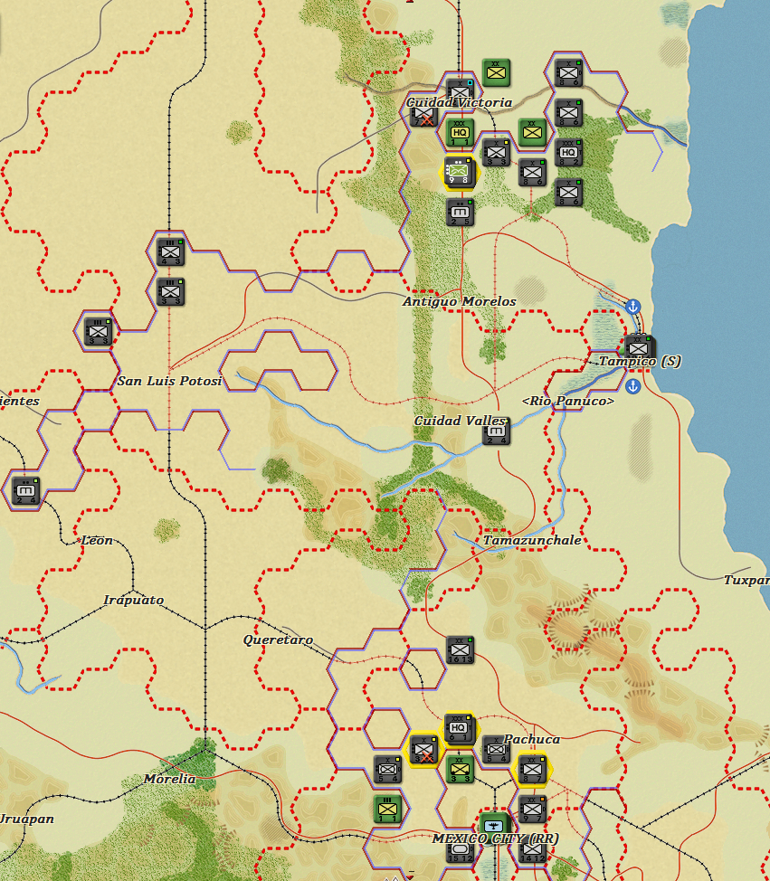 Axis forces push in all directions in Mexico